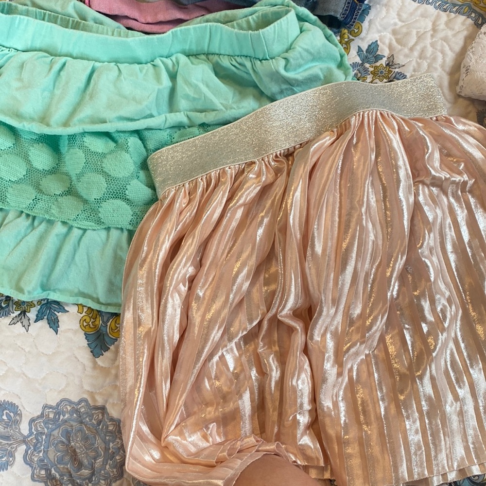 2 skirts/skort girls size 10 good  used condition